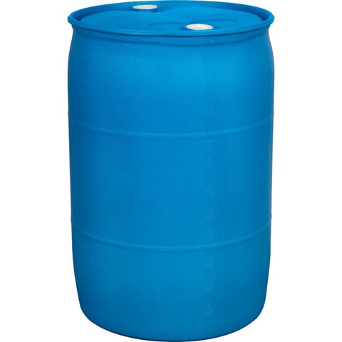 Blue Plastic Barrel 55 Gallon