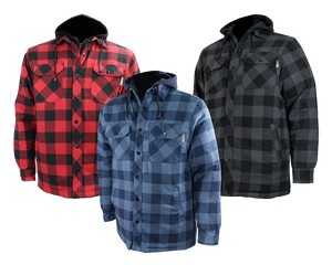Flanel Lined Shirt with Hood