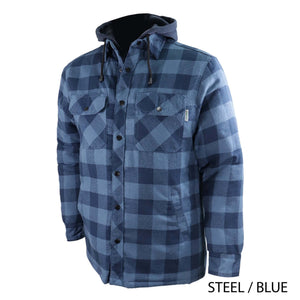 Flanel Lined Shirt with Hood