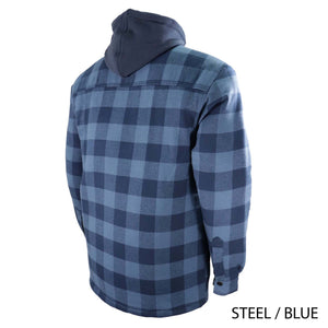 Flanel Lined Shirt with Hood