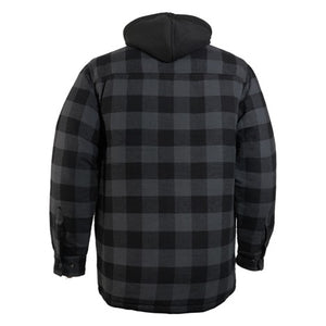 Flanel Lined Shirt with Hood