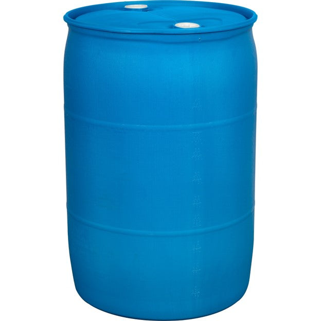 Blue Plastic Barrel 45 Gal.