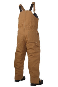 Tough Duck Insulated Bib Overalls - Brown