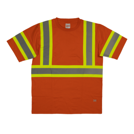 Short Sleeve Safety T-Shirt (orange or lime)