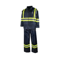 Hi Viz Safety - 2 Piece Rain Suit - Blue
