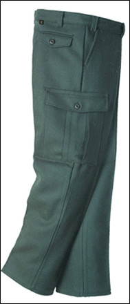 Wool Pant with Cargo Pockets