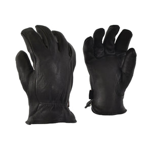 Deerskin Leather Gloves - Flannel Lined