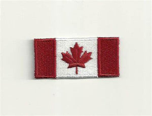 Canadian Sew On Patches - Red/White