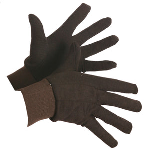 Salt & Pepper Cotton Jersey Knitwrist Gloves ($14.00/Doz)
