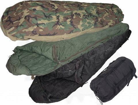 U.S. 4 pc Cold Weather Sleeping Bag Set